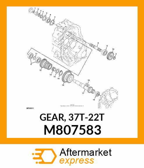 GEAR, 37T M807583