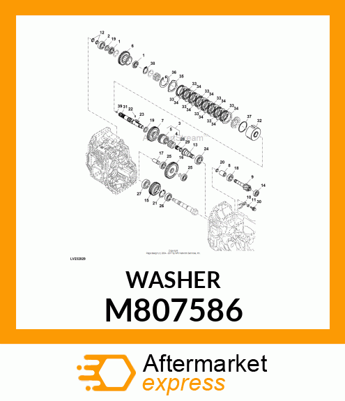 WASHER M807586