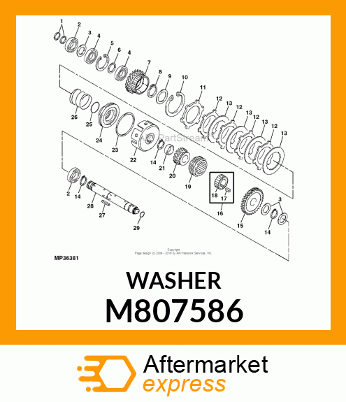 WASHER M807586