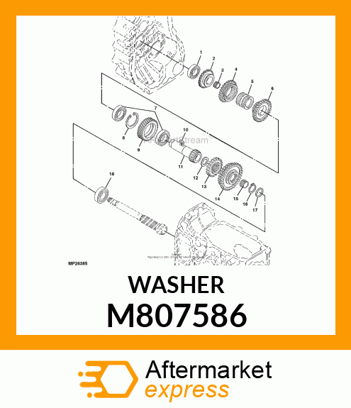 WASHER M807586