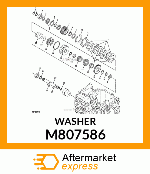 WASHER M807586