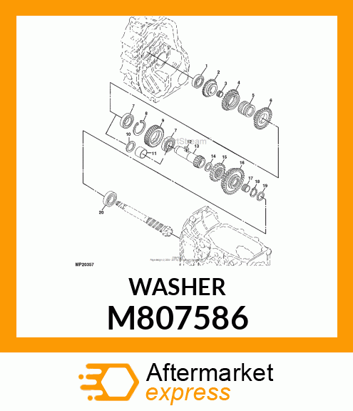 WASHER M807586