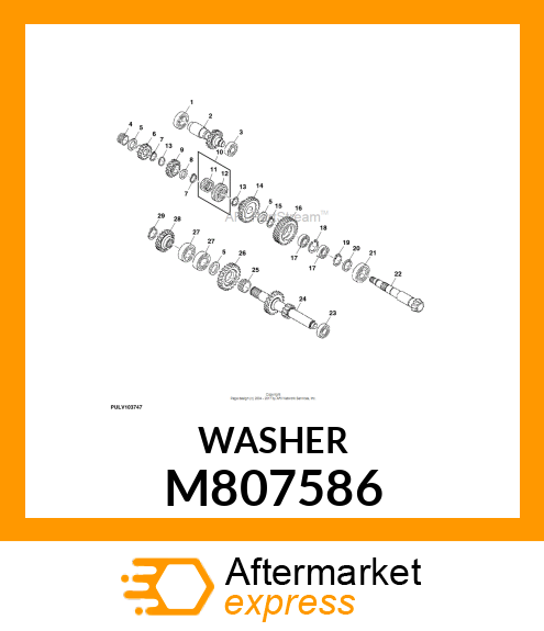 WASHER M807586