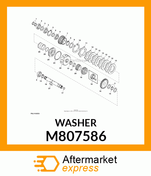 WASHER M807586