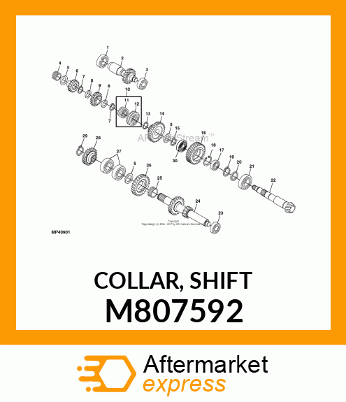 COLLAR, SHIFT M807592