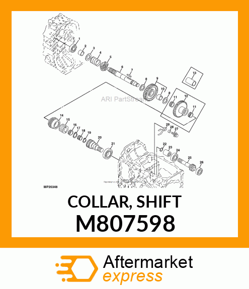 COLLAR, SHIFT M807598