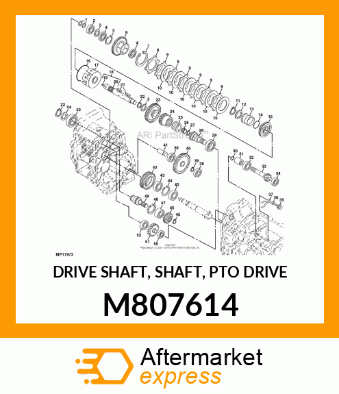 DRIVE SHAFT, SHAFT, PTO DRIVE M807614