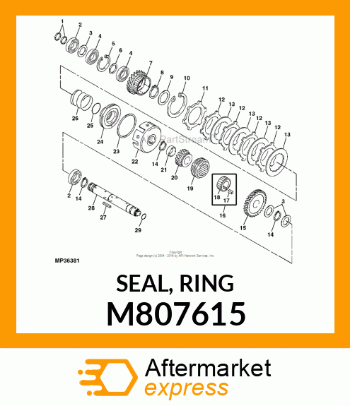 SEAL, RING M807615