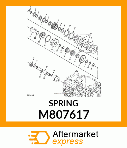 SPRING M807617