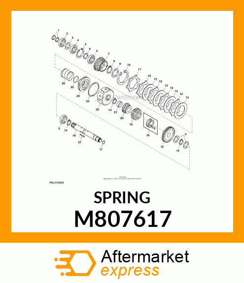 SPRING M807617