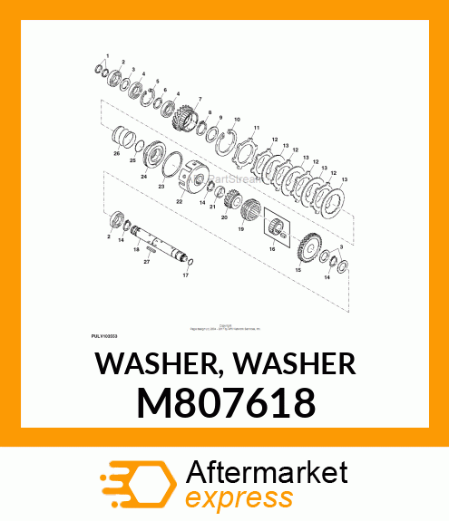 WASHER, WASHER M807618