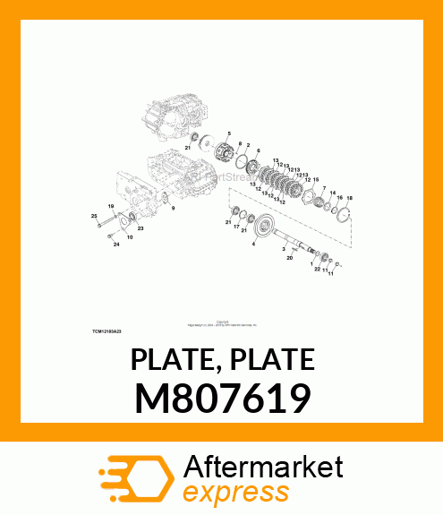 PLATE, PLATE M807619