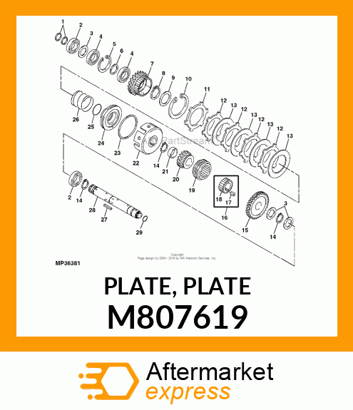 PLATE, PLATE M807619