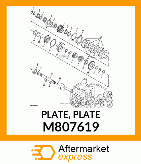 PLATE, PLATE M807619