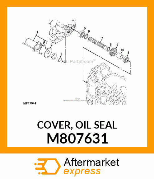 COVER, OIL SEAL M807631