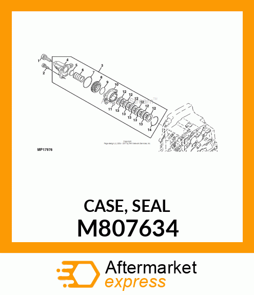 CASE, SEAL M807634