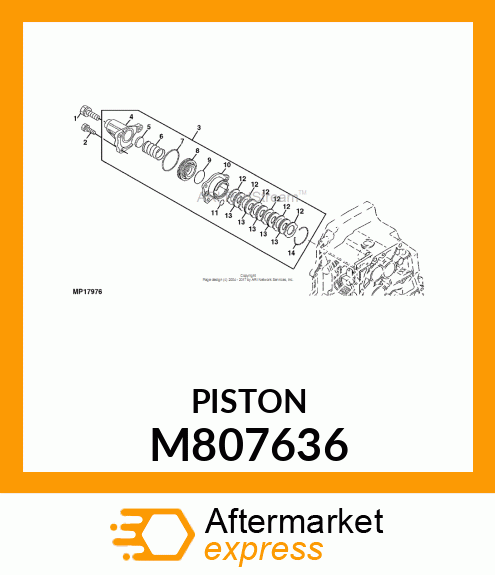 PISTON M807636