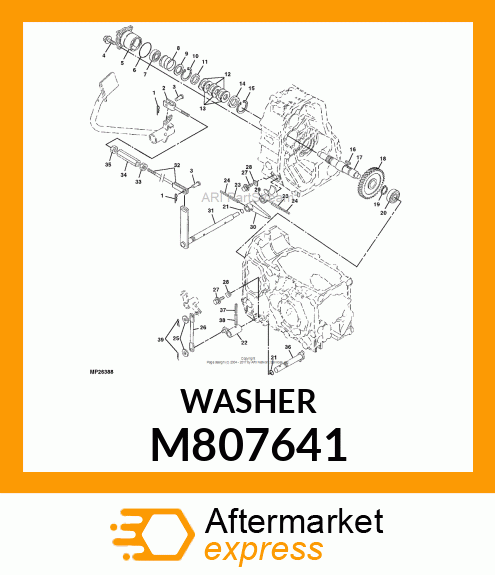 WASHER M807641