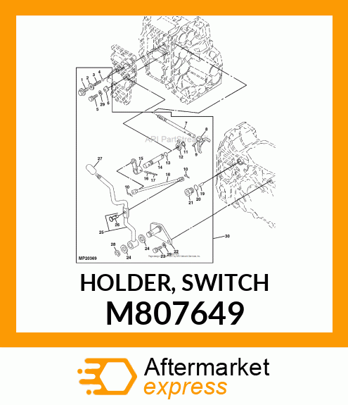 HOLDER, SWITCH M807649