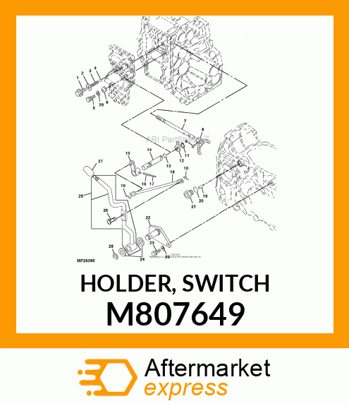 HOLDER, SWITCH M807649