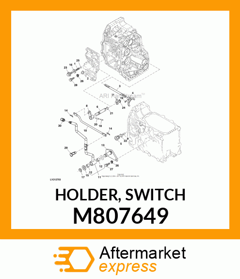 HOLDER, SWITCH M807649