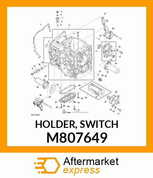 HOLDER, SWITCH M807649