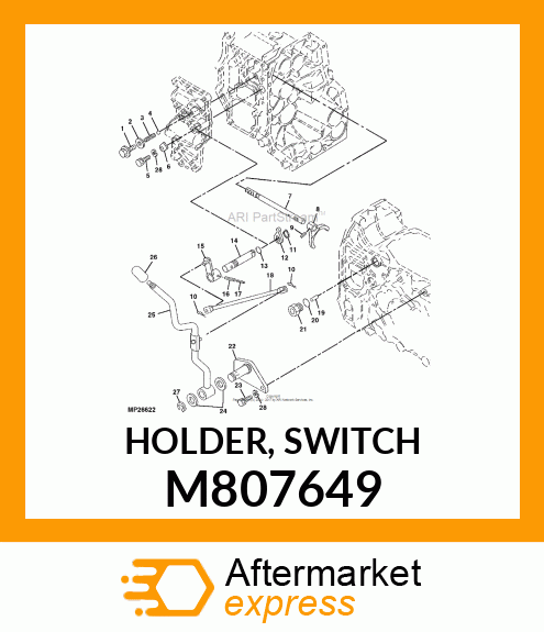 HOLDER, SWITCH M807649