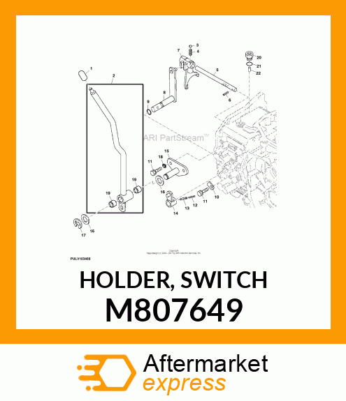 HOLDER, SWITCH M807649