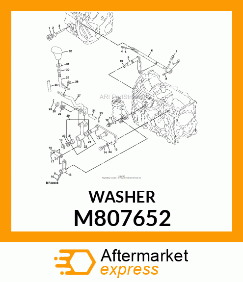 WASHER M807652