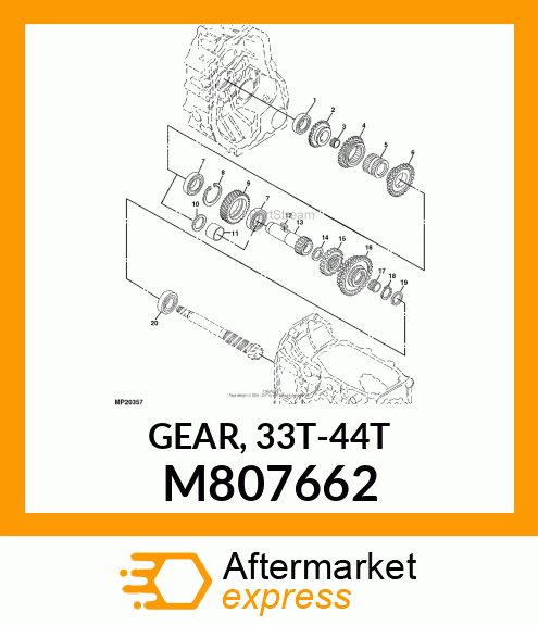 GEAR, 33T M807662