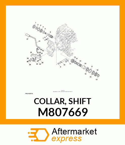 COLLAR, SHIFT M807669