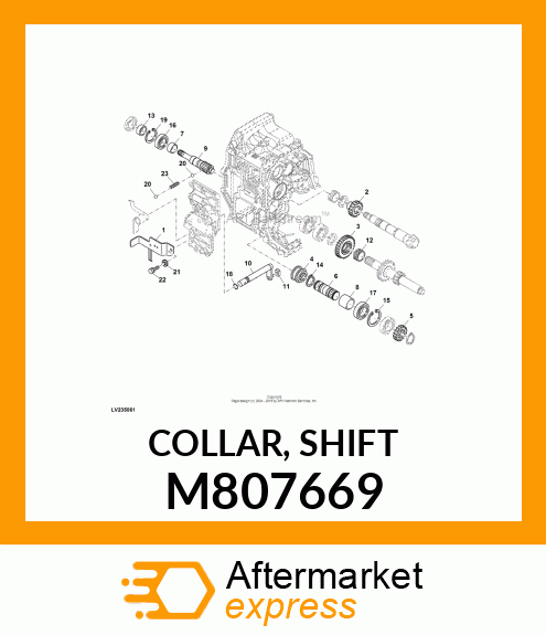 COLLAR, SHIFT M807669