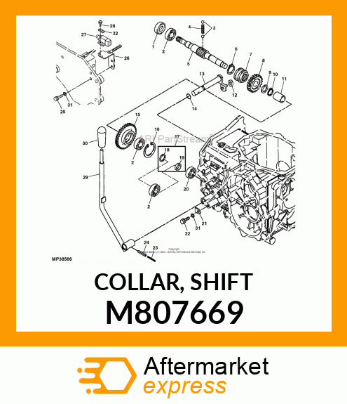 COLLAR, SHIFT M807669