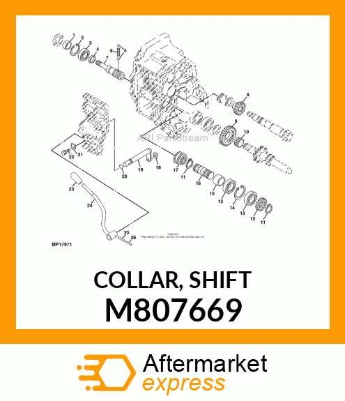 COLLAR, SHIFT M807669