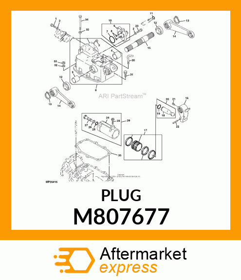 PLUG M10X1 M807677