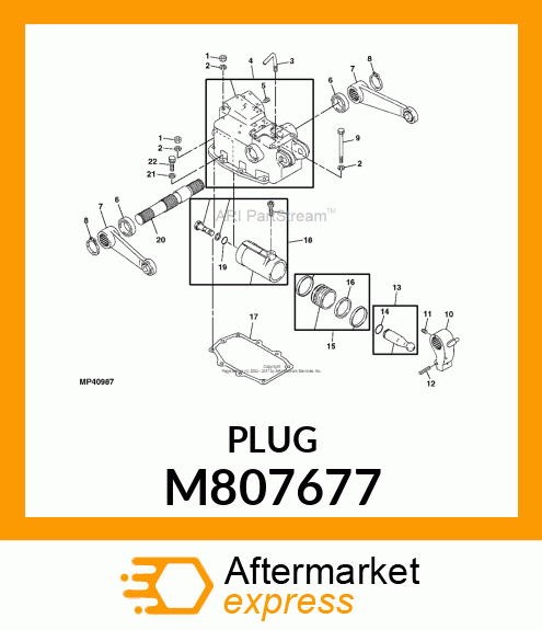 PLUG M10X1 M807677