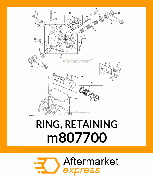 RING, RETAINING m807700
