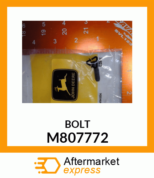 BOLT, M6 X 18 M807772