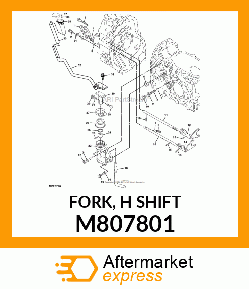 FORK, H SHIFT M807801