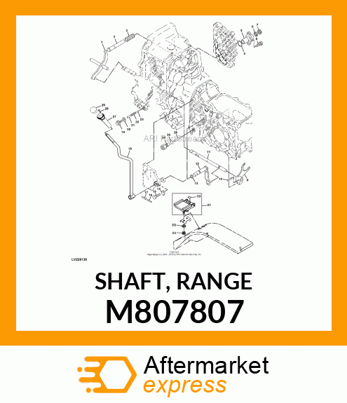 SHAFT, RANGE M807807