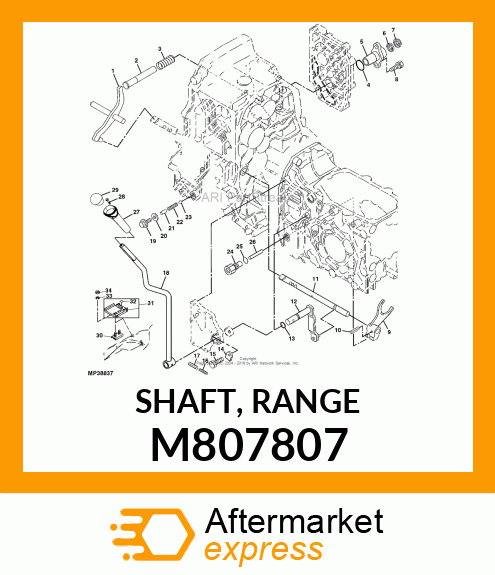 SHAFT, RANGE M807807