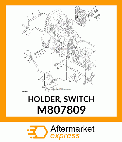 HOLDER, SWITCH M807809