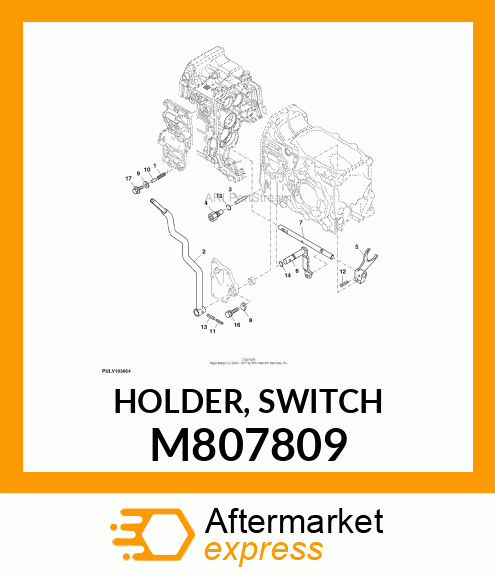 HOLDER, SWITCH M807809