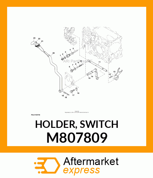 HOLDER, SWITCH M807809