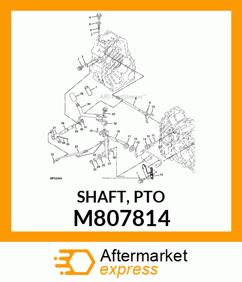 SHAFT, PTO M807814