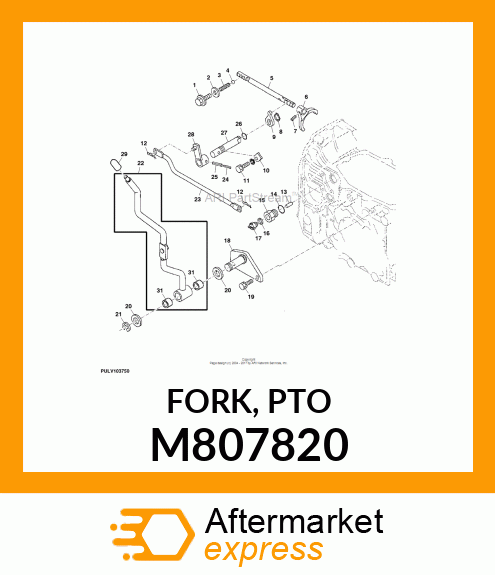 FORK, PTO M807820