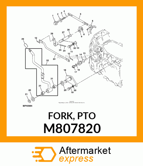 FORK, PTO M807820