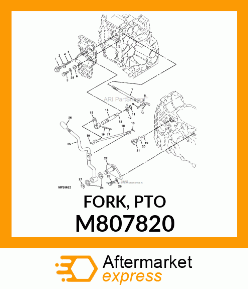 FORK, PTO M807820