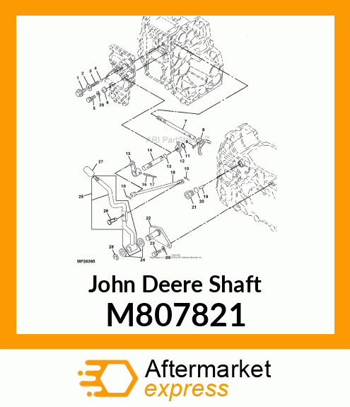 SHAFT, PTO M807821