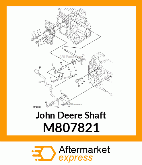 SHAFT, PTO M807821